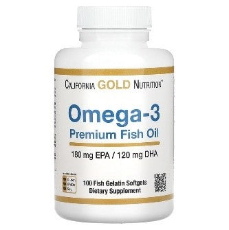 California Gold Nutrition Omega-3 Premium Fish Oil – EPA DHA Softgels for Heart and Brain