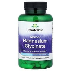 Swanson Albion Magnesium Glycinate 133 mg vegan capsules