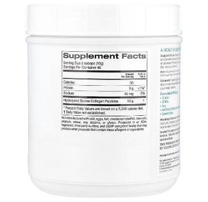 Easy-to-mix unflavored collagen for smoothies and drinks